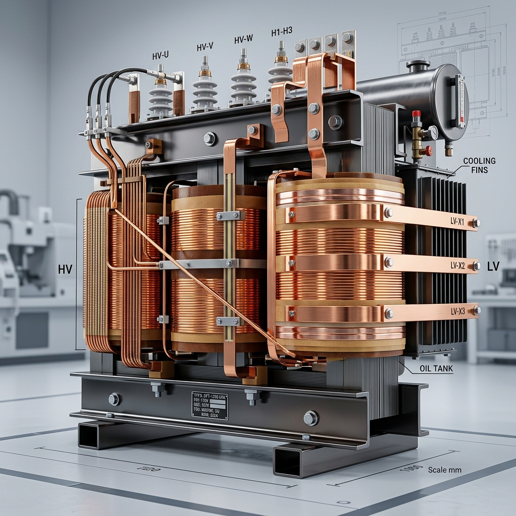 Aluminium / Copper Foil Wound Transformer